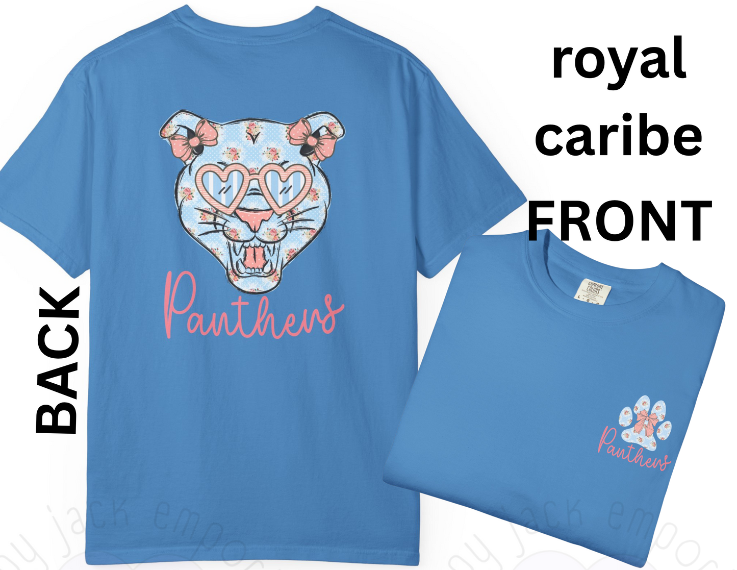 PANTHER - Preppy/Sweet Flowers Comfort Colors