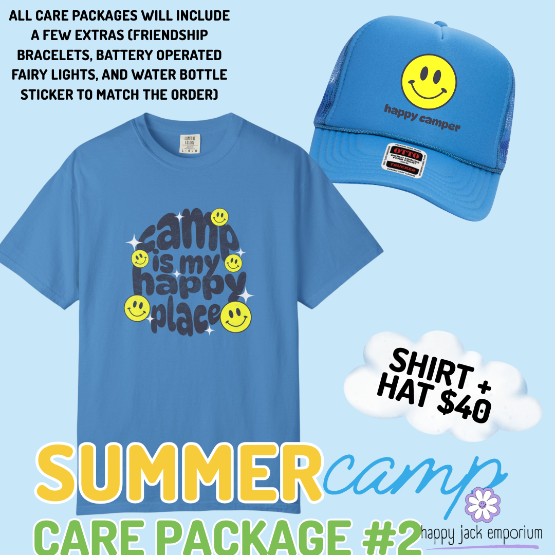 Camp is my happy place --Summer Camp Care Package #2