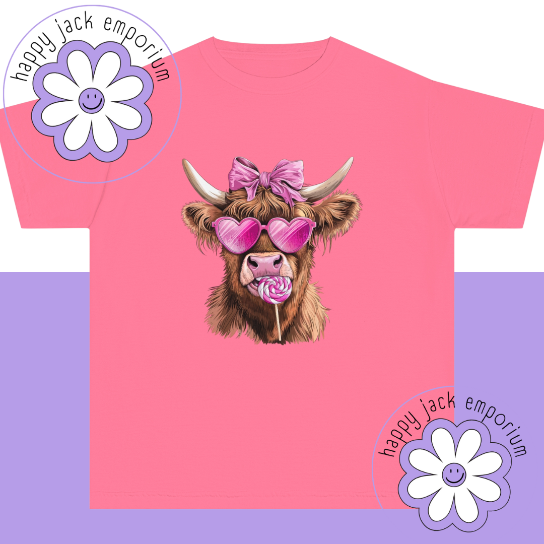 Valentine Cow- t-shirt (Comfort Colors)