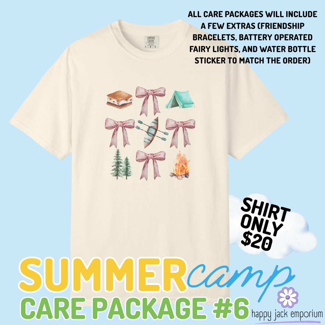 Camp Coquette Collage-T-SHIRT ONLY --Summer Camp Care Package #6
