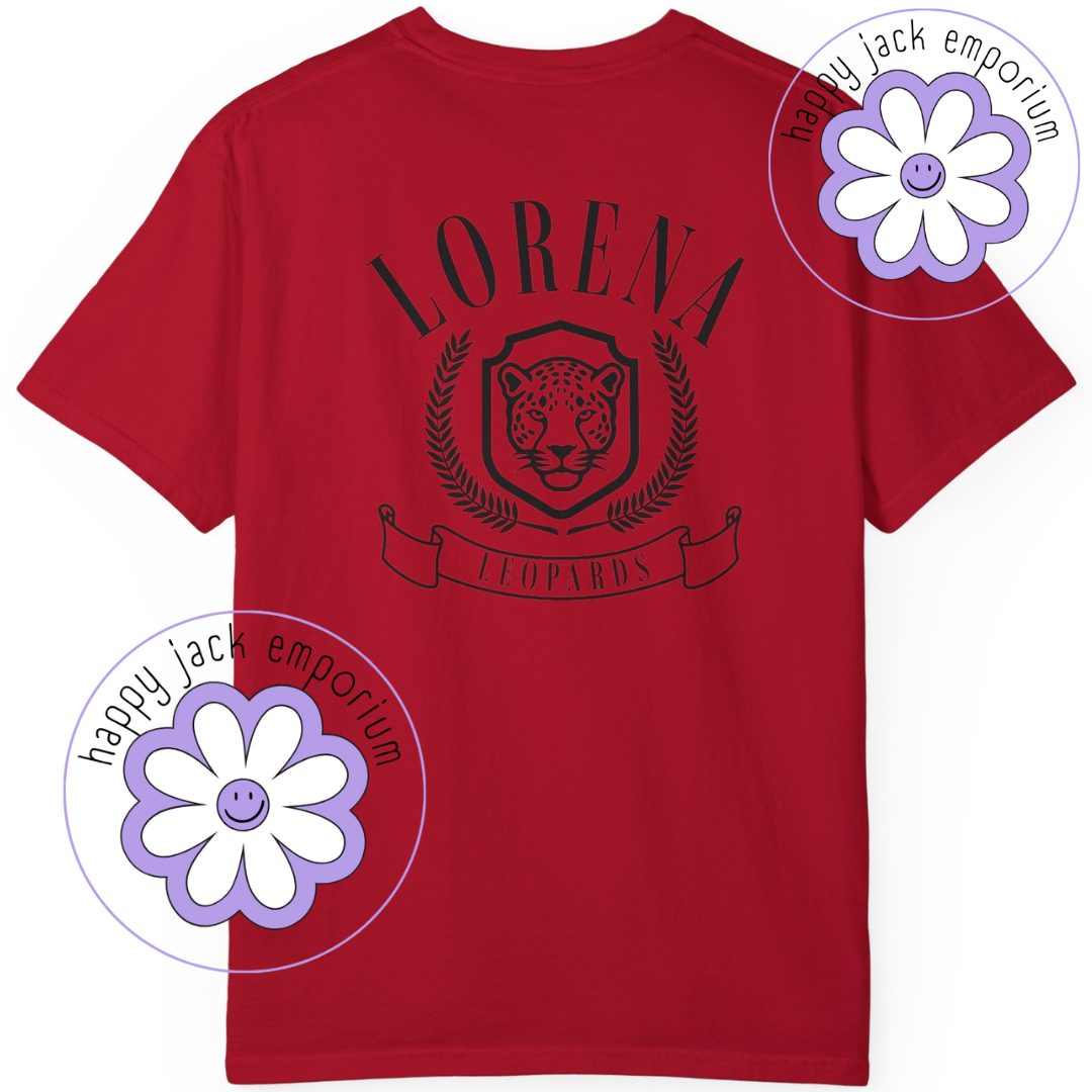 Ivy League-style School Spirit/Mascot Shirt (Comfort Colors)
