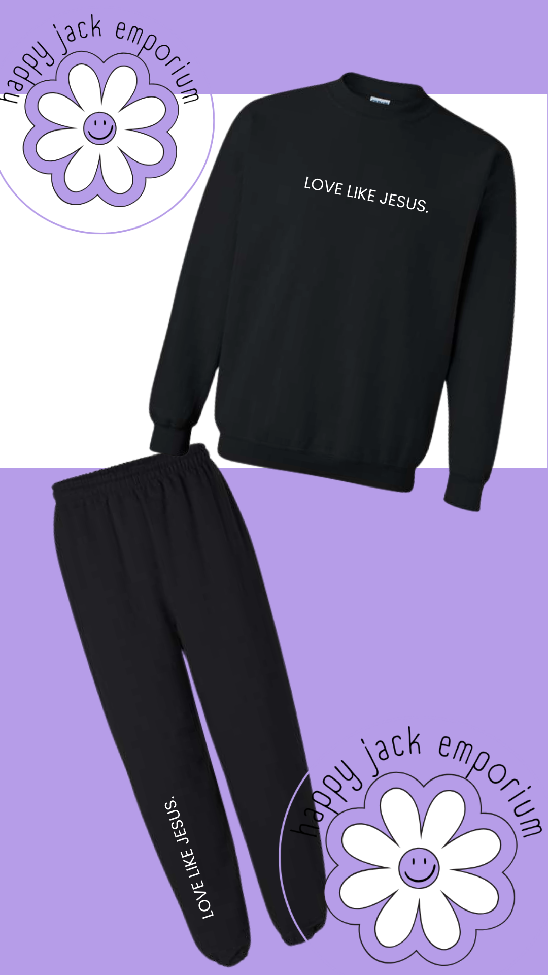 TWO PIECE SET - love like Jesus