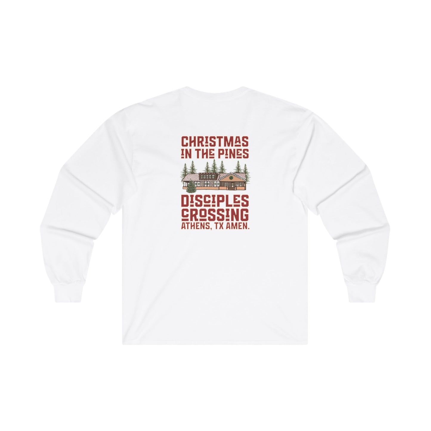 DISCIPLES CROSSING - Gingerbread Lodge -LONG-SLEEVED T-SHIRT