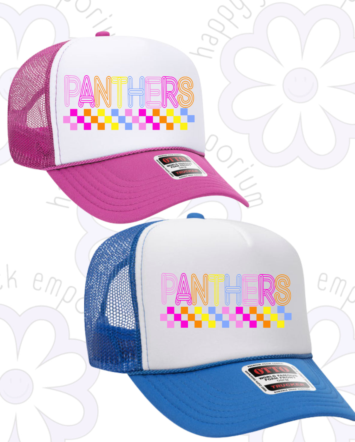 Midway Panthers Foam Trucker Hats