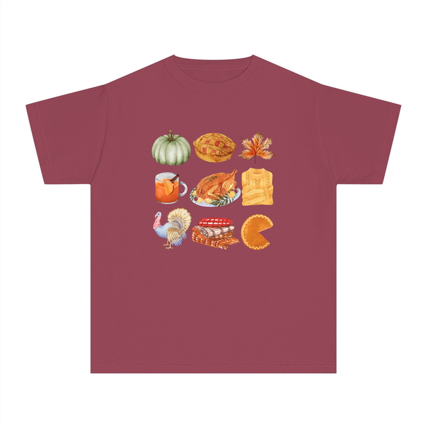THANKSGIVING 3x3 collage Comfort Colors t-shirt