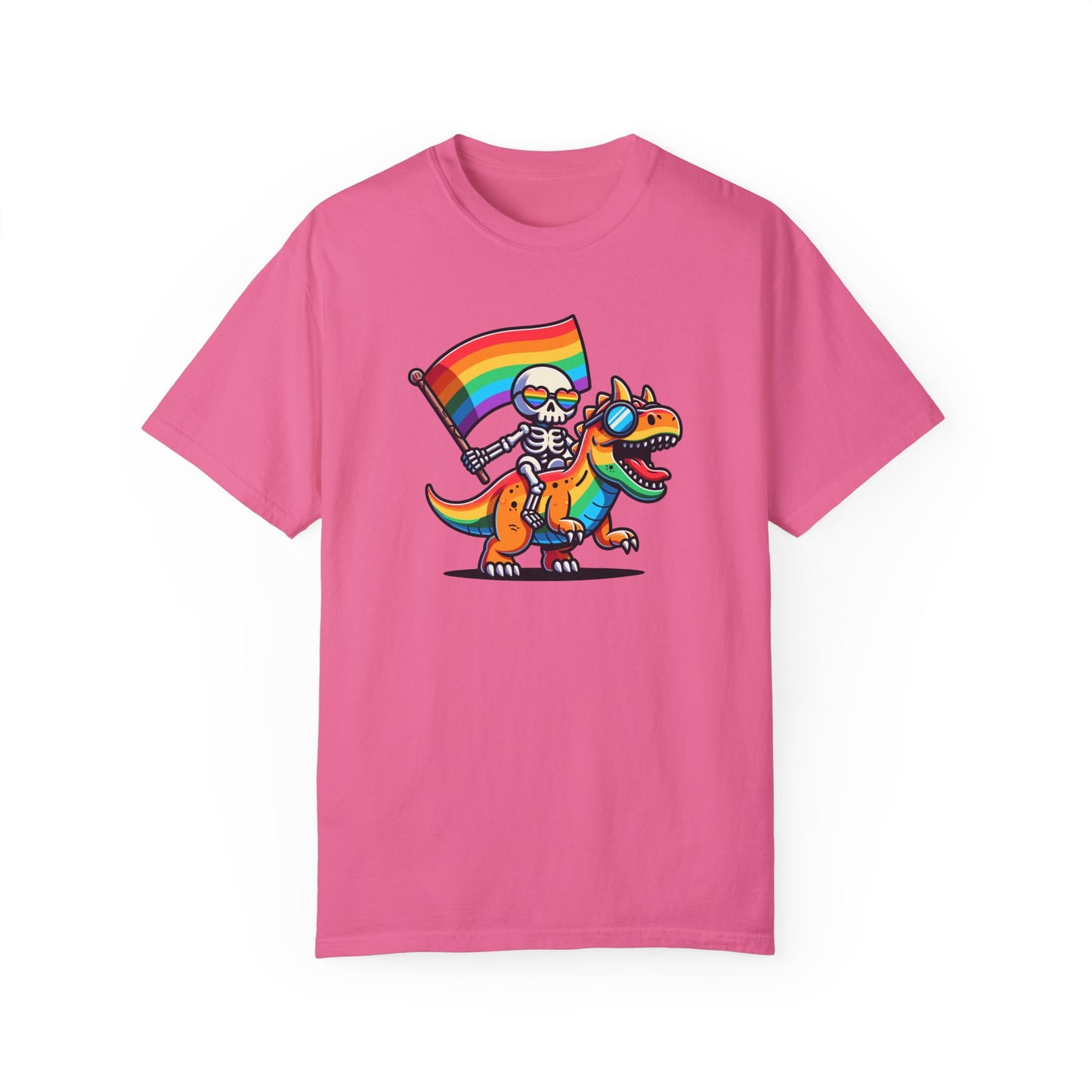 Pride - Skeleton/Dinosaur Comfort Colors T-shirt