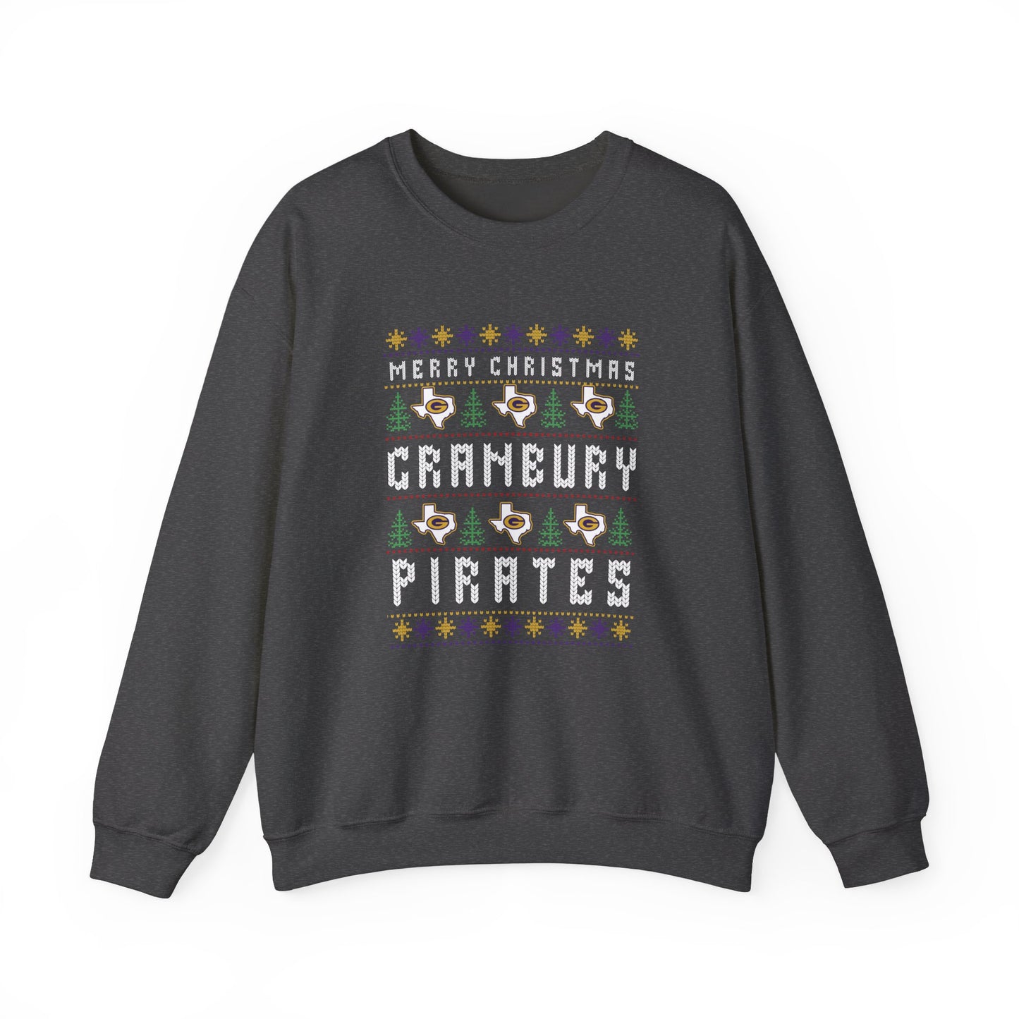 Granbury Pirates "Tacky Sweater" style sweatshirt or long-sleeved t-shirt