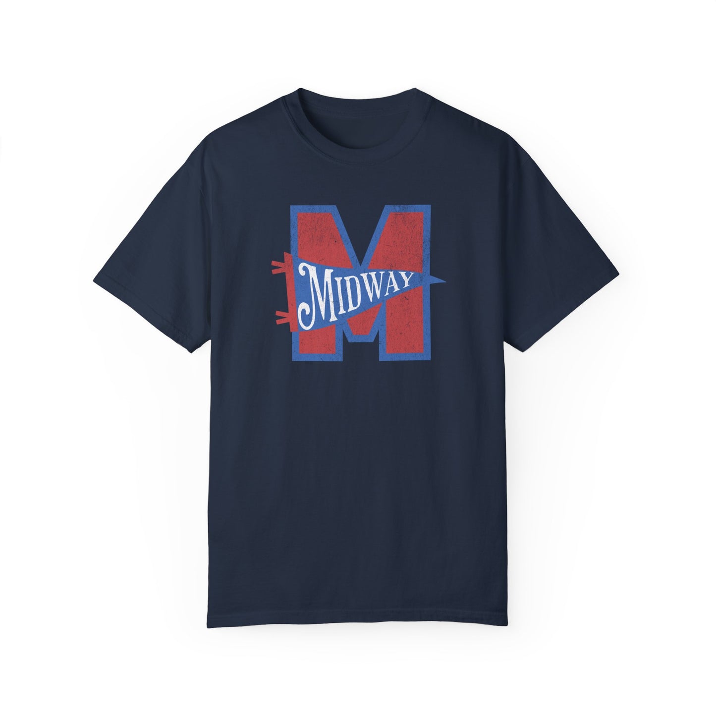 M with Midway Pennant on Comfort Colors
