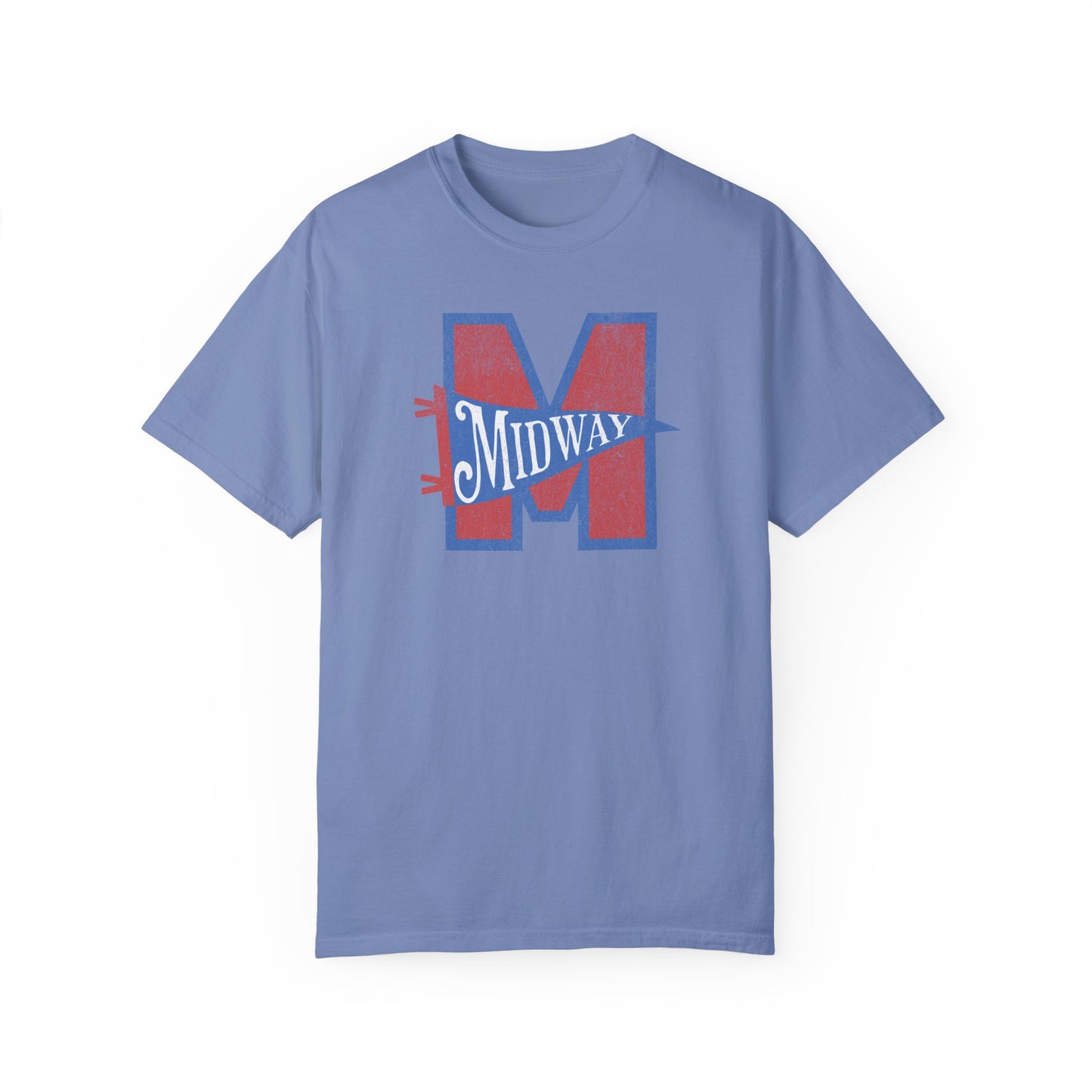 M with Midway Pennant on Comfort Colors