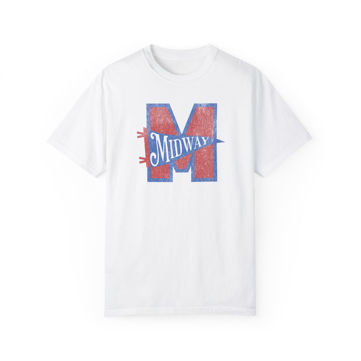 M with Midway Pennant on Comfort Colors