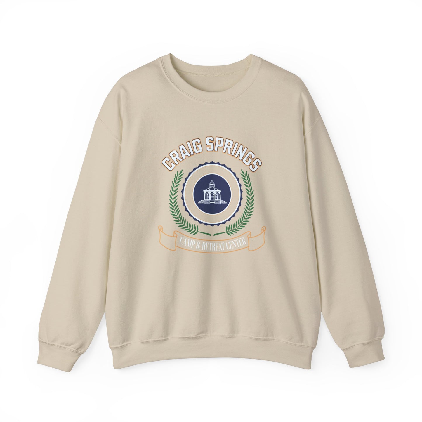 Craig Springs - Collegiate Style -CREWNECK SWEATSHIRT