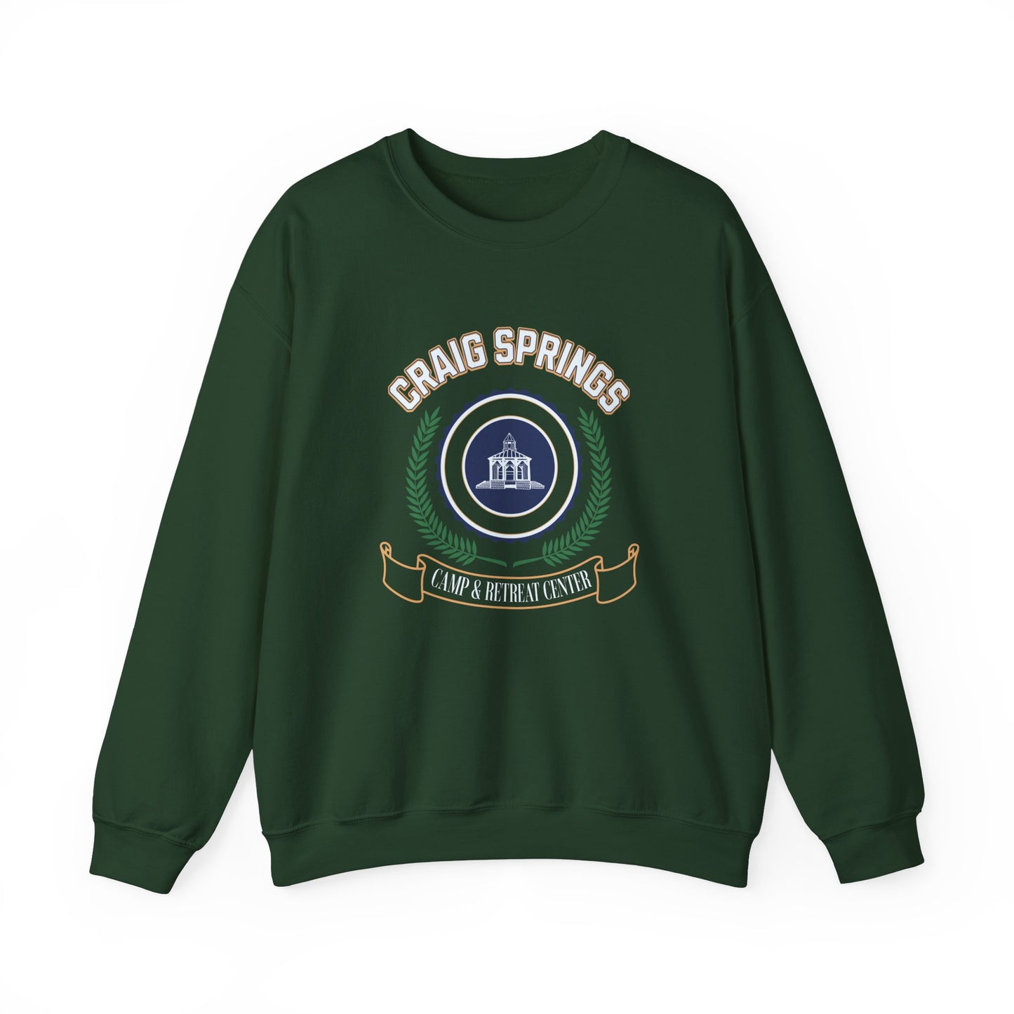 Craig Springs - Collegiate Style -CREWNECK SWEATSHIRT