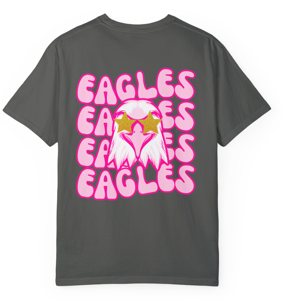 Preppy Eagle (Front & Back) Comfort Colors Shirt - Youth/Child