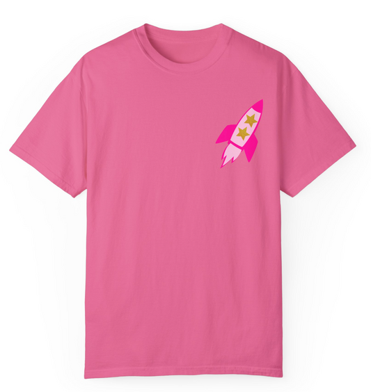 Preppy Rocket (Front & Back) Comfort Colors Shirt - Adult