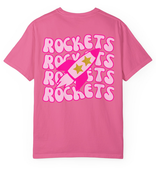 Preppy Rocket (Front & Back) Comfort Colors Shirt - Youth/Child