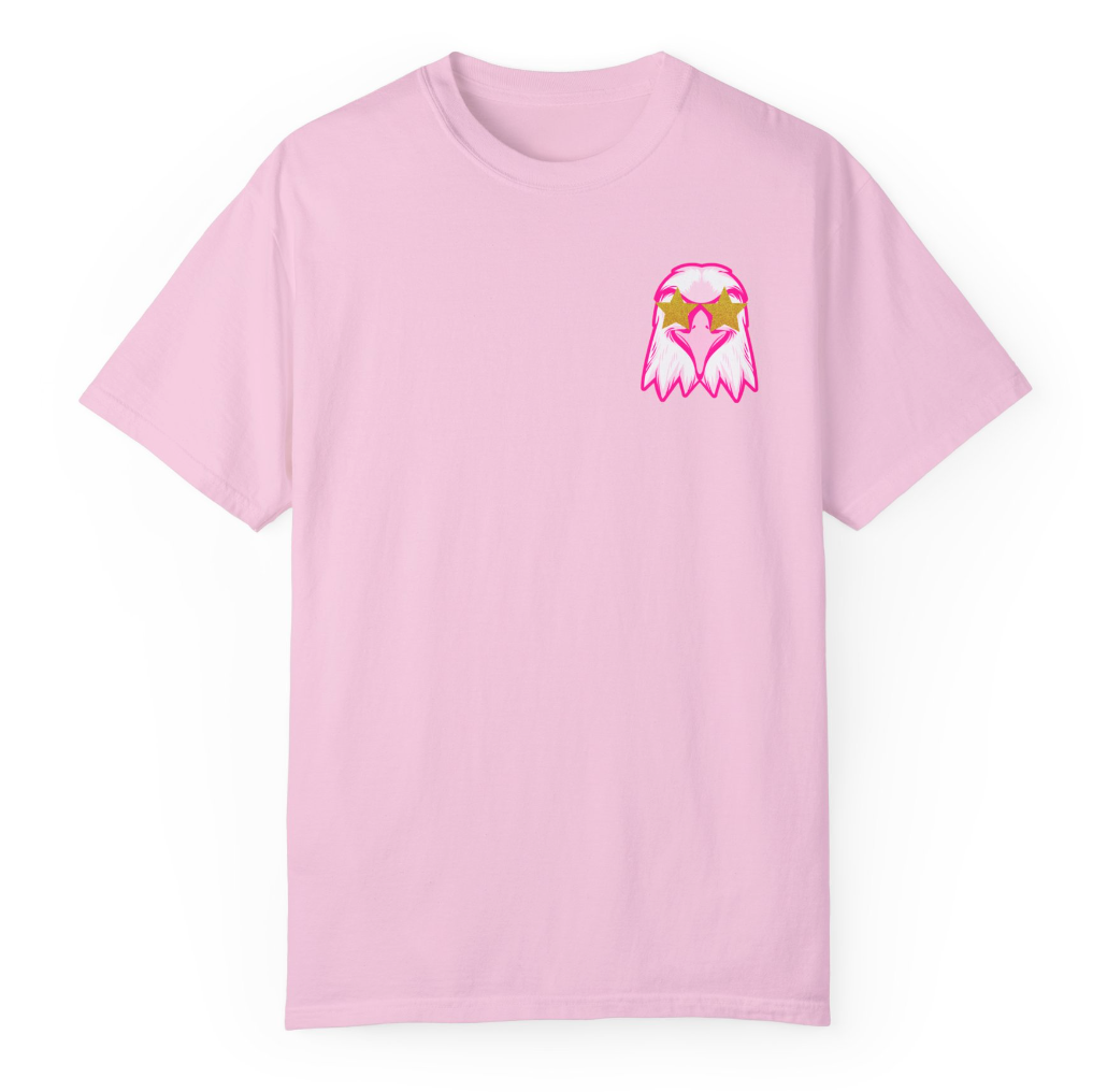 Preppy Eagle (Front & Back) Comfort Colors Shirt - Adult