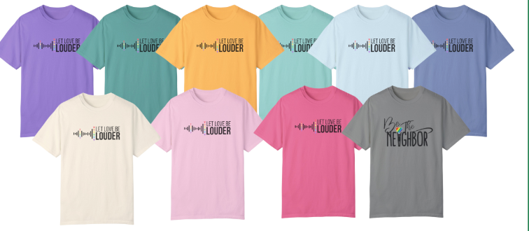 Be The Neighbor Logo-YOUTH/CHILD Comfort Colors T-shirt