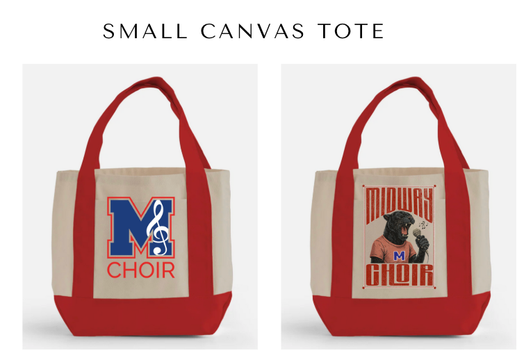 MHS CHOIR: Small Canvas Tote