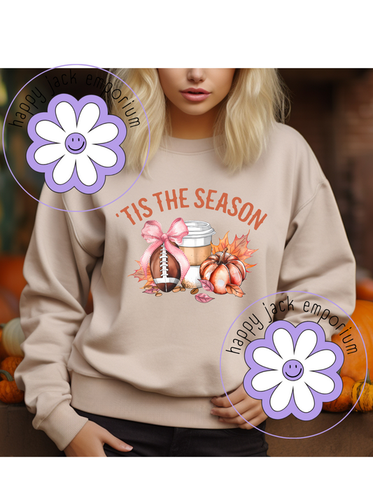 Tis The Season Fall Crewneck Sweatshirt