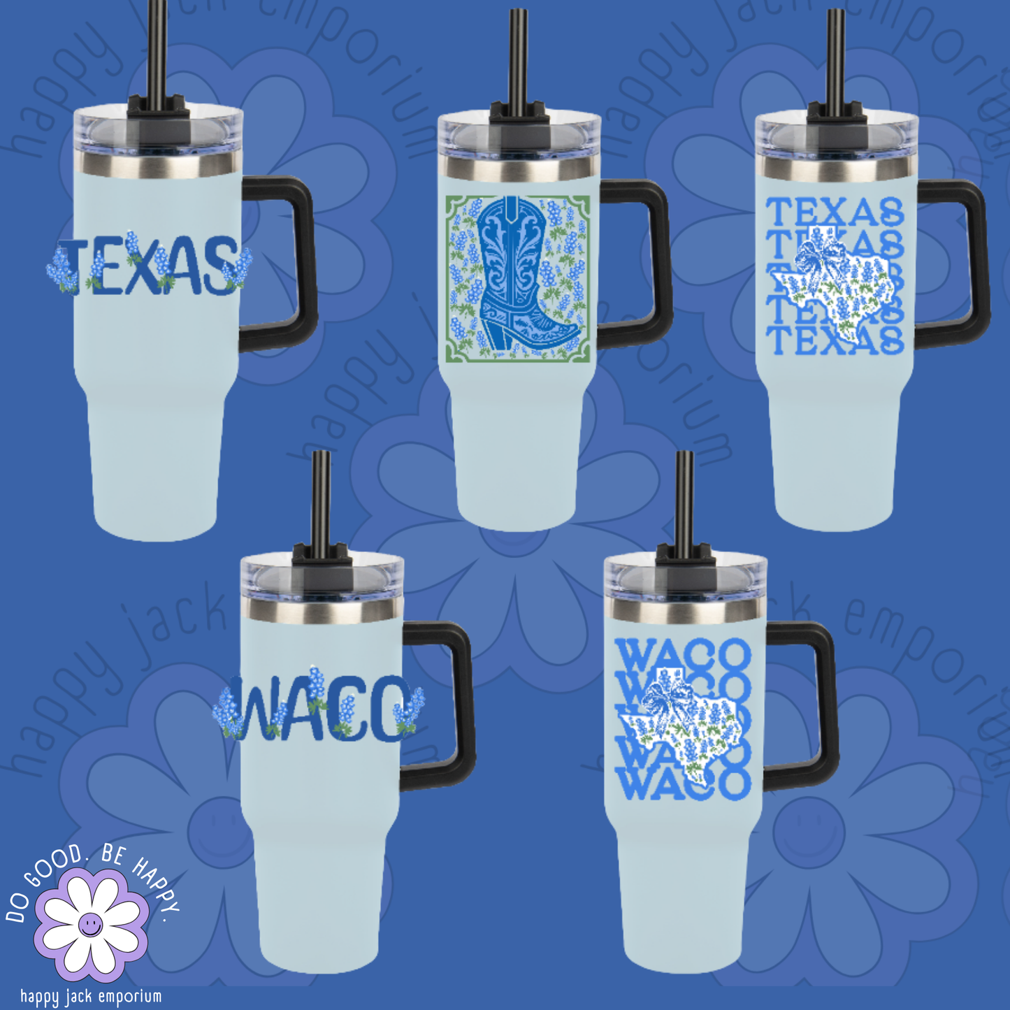 Bluebonnet 40oz tumbler