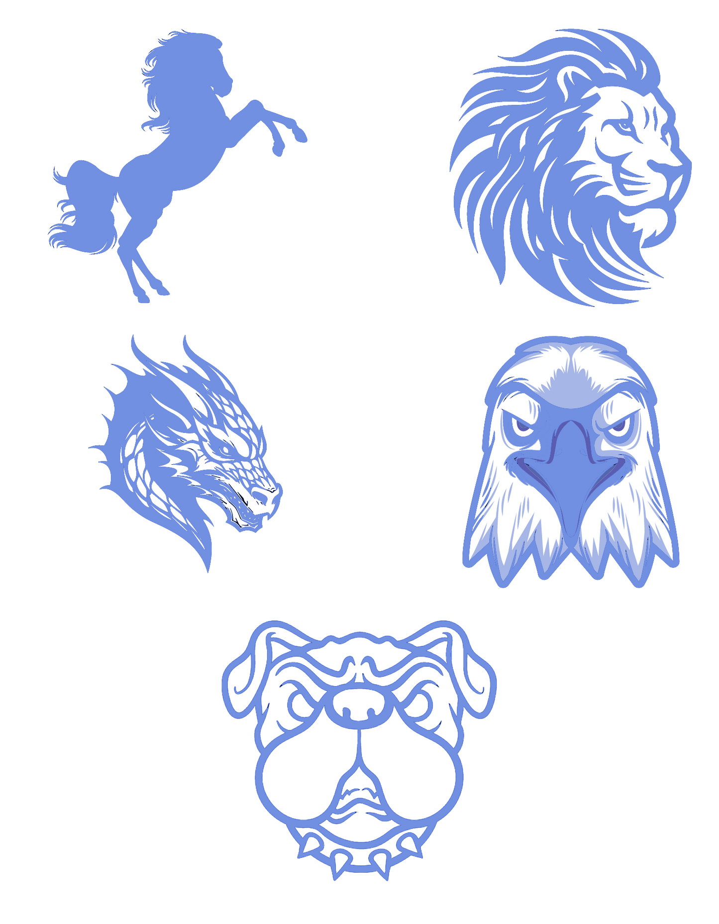 ADULT - Checkered Animal/Flower Comfort Colors Shirt (several animals available)