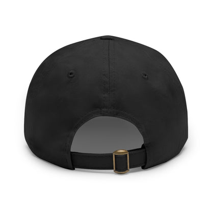 Empowering Financial Coaching -Dad Hat with Leather Patch (Round)