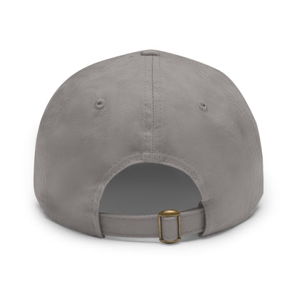 Empowering Financial Coaching -Dad Hat with Leather Patch (Round)