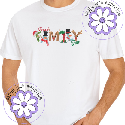 Forced Family Fun Comfort Colors T-shirt