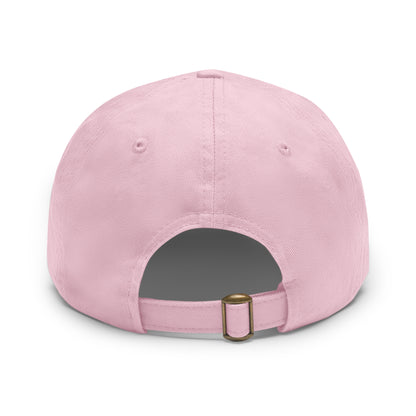 Empowering Financial Coaching -Dad Hat with Leather Patch (Round)