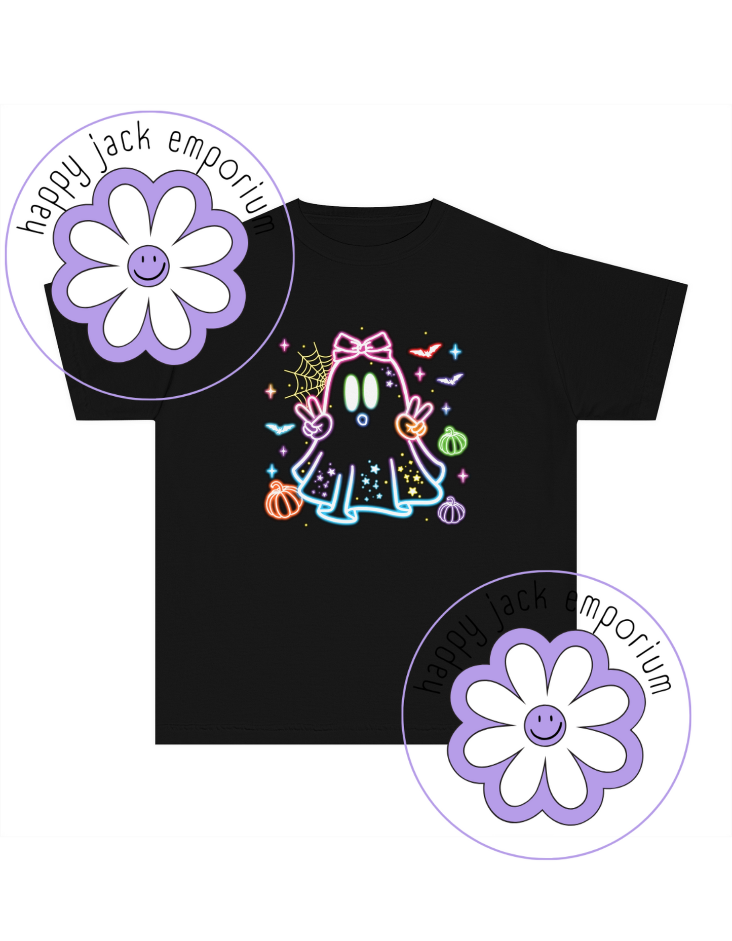 Kids' Neon Ghost T-shirt