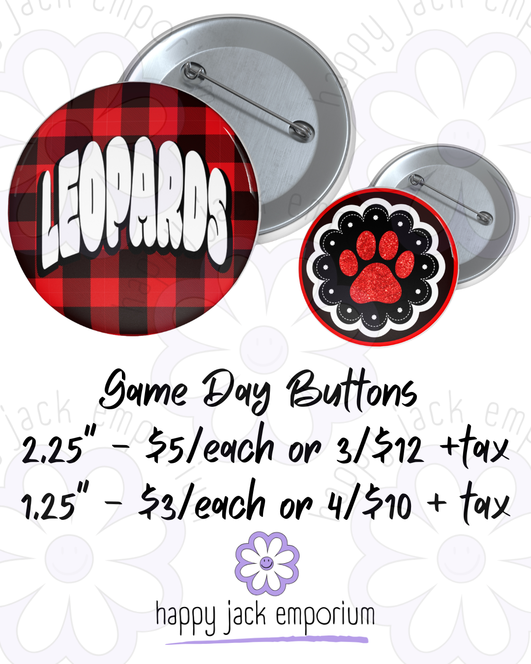 Lorena-2.25"(MEDIUM)-Gameday/Spirit Buttons