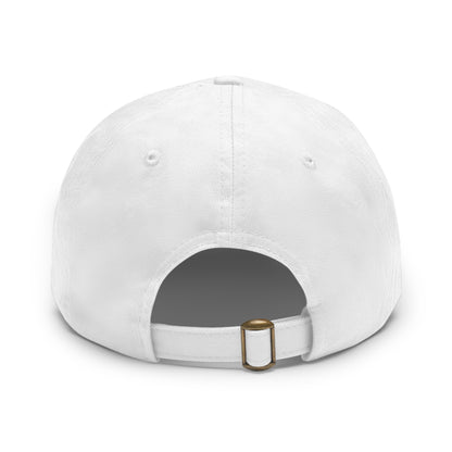 Empowering Financial Coaching -Dad Hat with Leather Patch (Round)