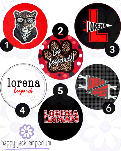 Lorena-2.25"(MEDIUM)-Gameday/Spirit Buttons