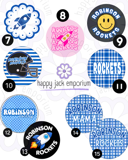 Robinson-2.25"(SMALL)-Gameday/Spirit Buttons