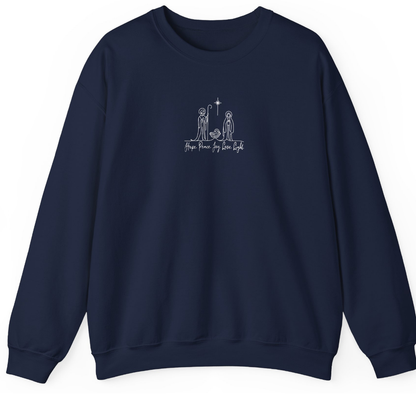 Nativity Line Art Sweatshirt OR Long-Sleeve T-Shirt