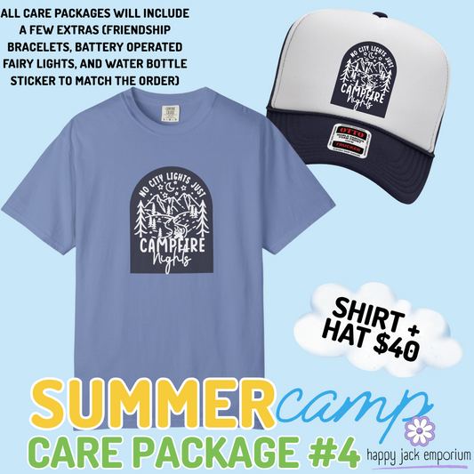 No city lights, just campfire nights --Summer Camp Care Package #4