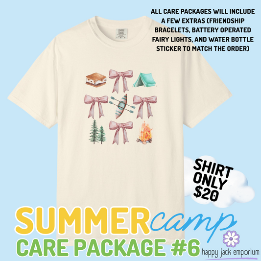 Camp Coquette Collage-T-SHIRT ONLY --Summer Camp Care Package #6