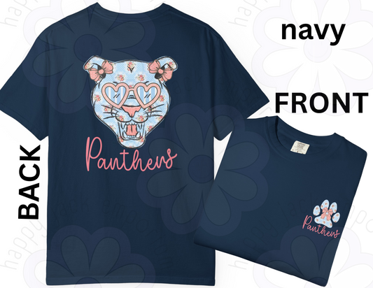 PANTHER - Preppy/Sweet Flowers Comfort Colors