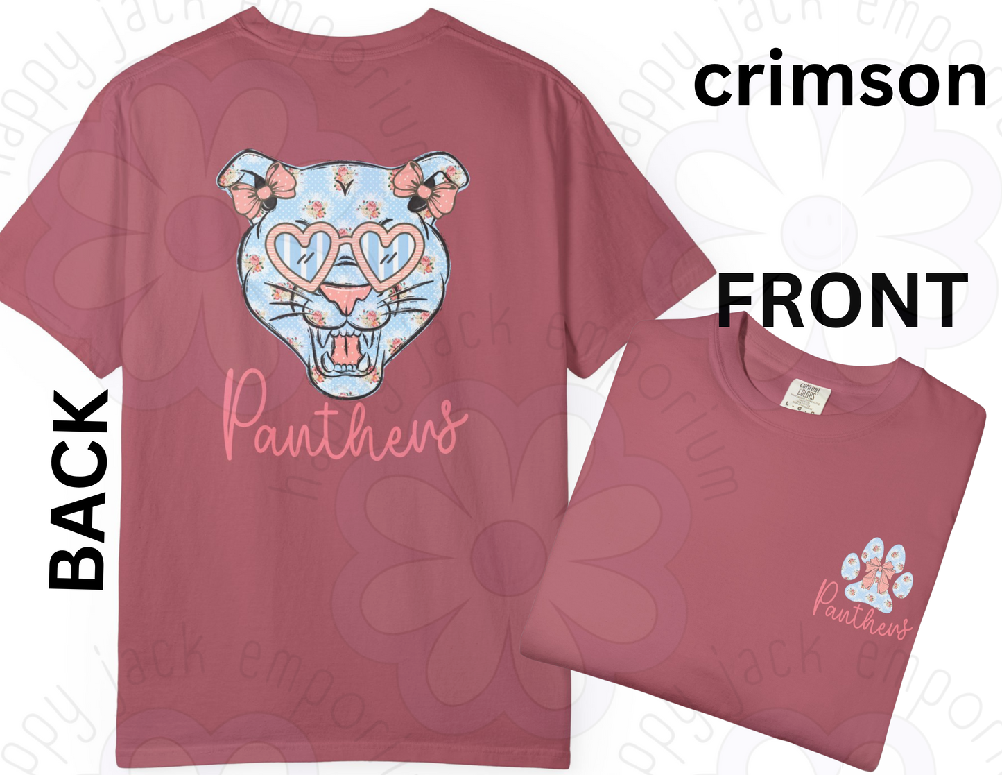 PANTHER - Preppy/Sweet Flowers Comfort Colors
