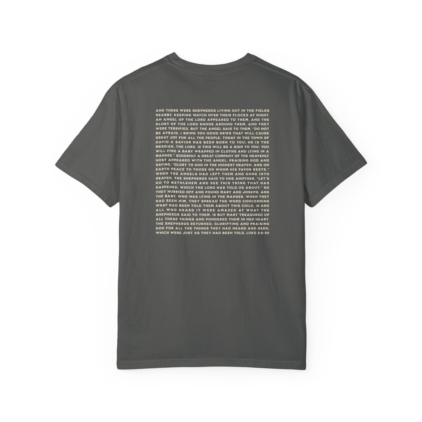 Faith lights the way to Bethlehem Nativity Luke 2 T-shirt