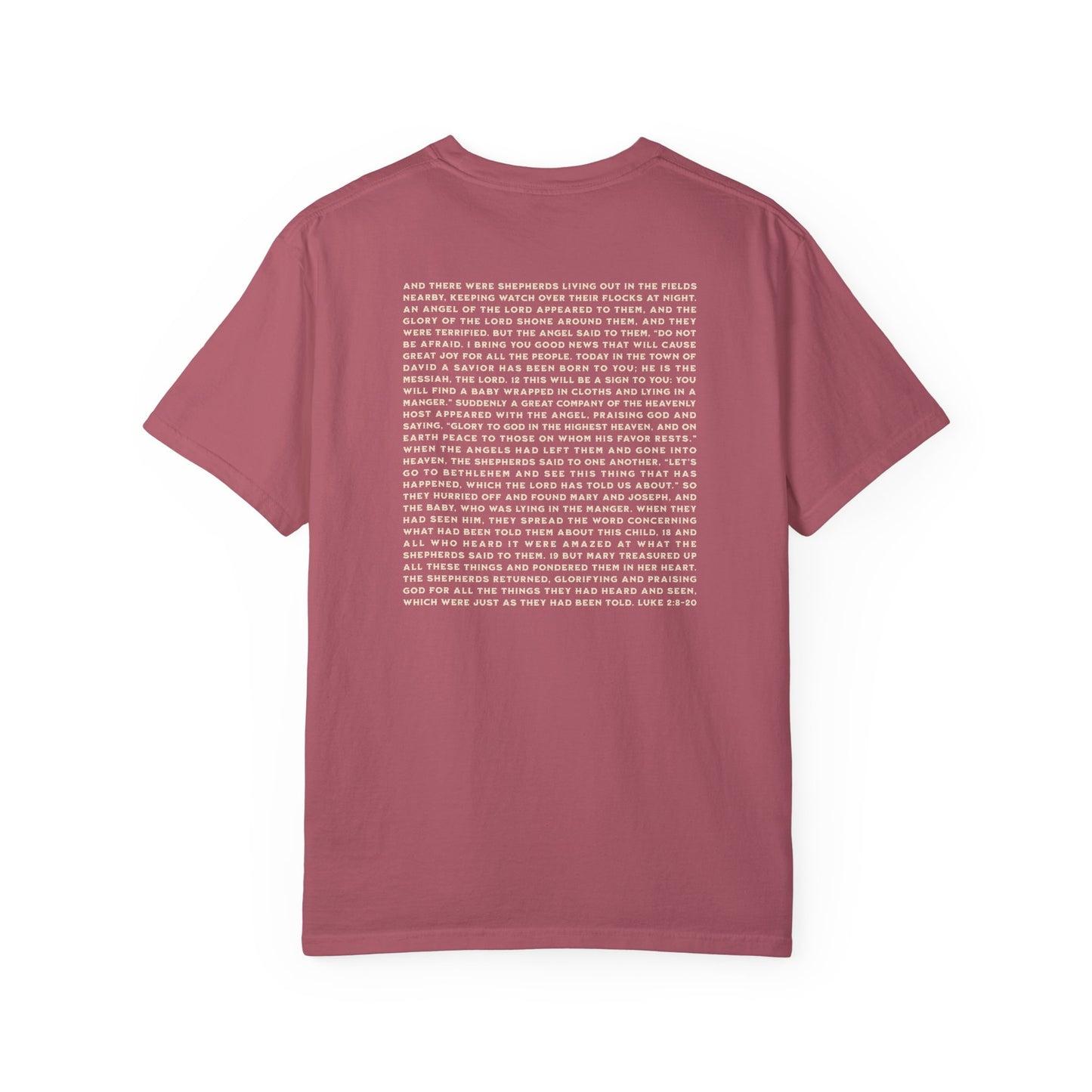 Faith lights the way to Bethlehem Nativity Luke 2 T-shirt