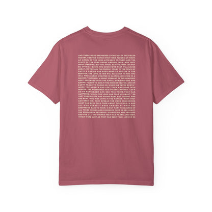 Faith lights the way to Bethlehem Nativity Luke 2 T-shirt