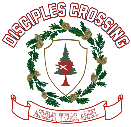 DISCIPLES CROSSING - Collegiate Style -CREWNECK SWEATSHIRT