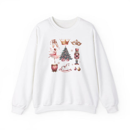 Christmas Ballet Nutcracker Coquette Preppy - Sweatshirt