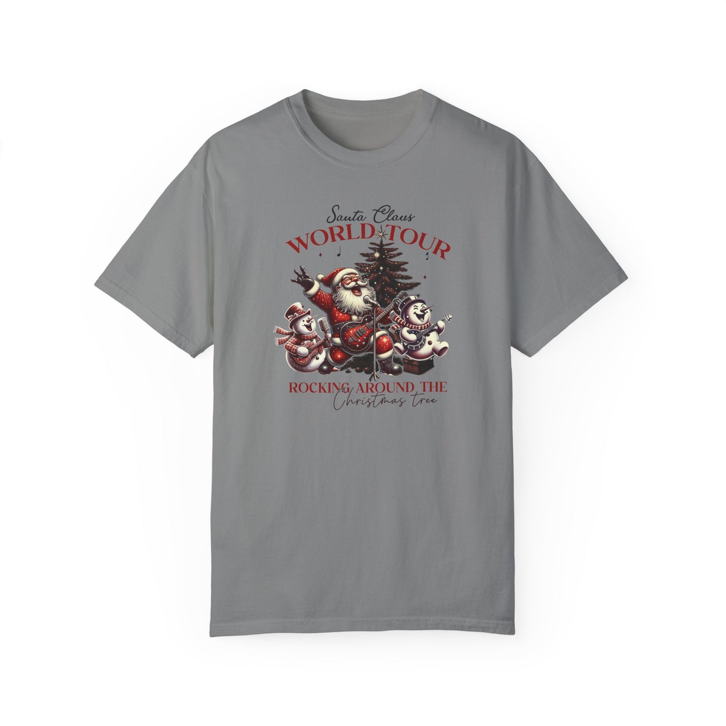 Rockin' Around the Christmas Tree - Santa Comfort Colors T-shirt
