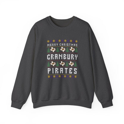 Granbury Pirates "Tacky Sweater" style sweatshirt or long-sleeved t-shirt