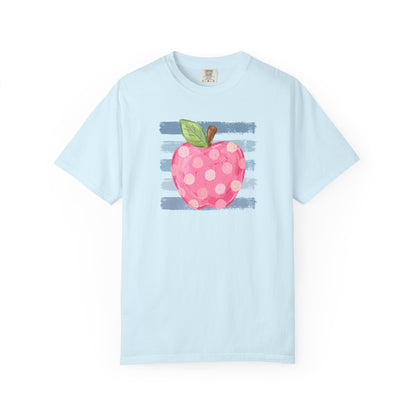 watercolor apple + stripes
