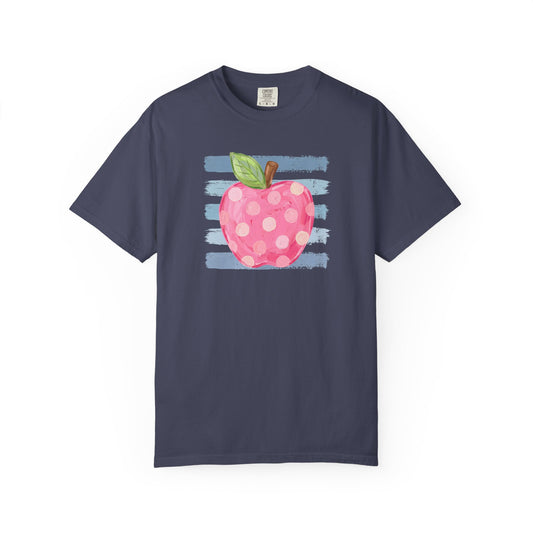 watercolor apple + stripes