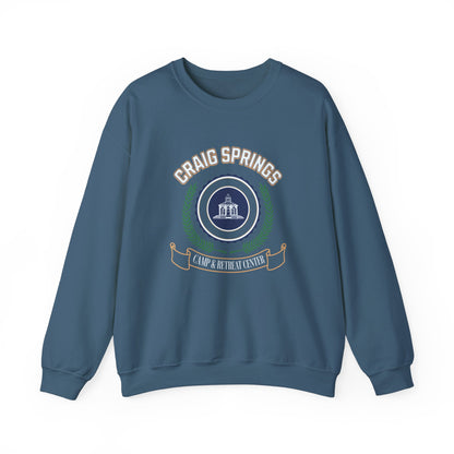 Craig Springs - Collegiate Style -CREWNECK SWEATSHIRT