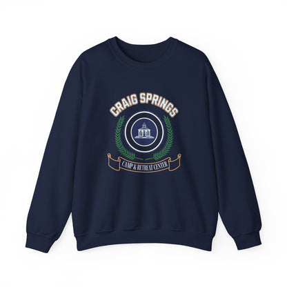 Craig Springs - Collegiate Style -CREWNECK SWEATSHIRT